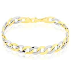 Bracelet Iris Or Bicolore Maille Gourmette-Histoire d'Or Outlet