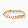 Bracelet Iris Or Jaune Maille Gourmette-Histoire d'Or Outlet