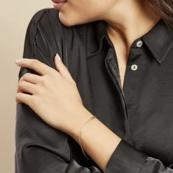 Bracelet Iris Or Jaune Maille Gourmette-Histoire d'Or Sale