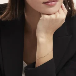 Bracelet Iris Or Jaune Maille Gourmette-Histoire d'Or Online