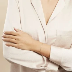 Histoire d'Or Bracelet Iris Or Jaune Maille Gourmette