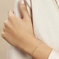 Histoire d'Or Bracelet Iris Or Jaune Maille Gourmette