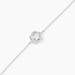 Histoire d'Or Bracelet Irmine Argent Blanc Oxyde De Zirconium