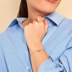 Histoire d'Or Bracelet Irmine Argent Blanc Oxyde De Zirconium