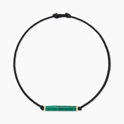 Bracelet Irving Or Jaune Malachite-Histoire d'Or Online