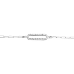Bracelet Isabel Argent Blanc Oxyde De Zirconium-Histoire d'Or Clearance