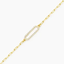 Histoire d'Or Bracelet Isabel Argent Jaune Oxyde De Zirconium