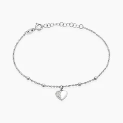 Bracelet Ishane Argent Blanc Oxyde De Zirconium-Histoire d'Or
