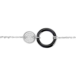 Histoire d'Or Bracelet Issara Argent Blanc Céramique Et Oxyde De Zirconium