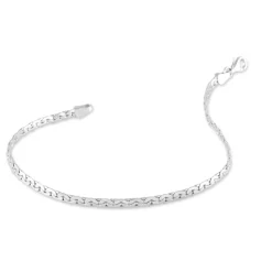 Bracelet Ivy Maille Haricot Or Blanc-Histoire d'Or Online