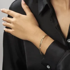 Histoire d'Or Bracelet Ivy Maille Haricot Or Jaune