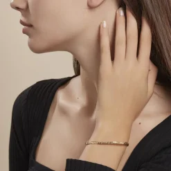 Histoire d'Or Bracelet Ivy Maille Haricot Or Jaune