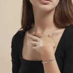 Histoire d'Or Bracelet Izel Maille Anglaise Or Blanc