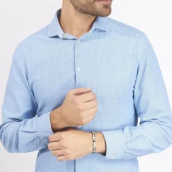 Histoire d'Or Bracelet Jack Acier Blanc Noir