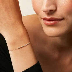 Bracelet Jardin Secret Or Jaune Topaze Oxyde De Zirconium-Histoire d'Or New