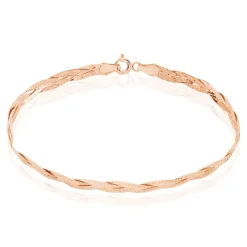 Histoire d'Or Bracelet Jasmin Tresse Or Rose