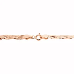 Histoire d'Or Bracelet Jasmin Tresse Or Rose