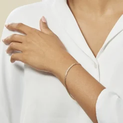 Bracelet Jayna Maille Palmier Or Jaune-Histoire d'Or Outlet