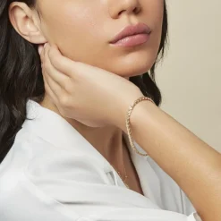 Bracelet Jayna Maille Palmier Or Jaune-Histoire d'Or Discount