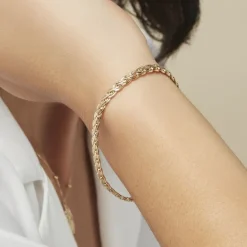 Bracelet Jayna Maille Palmier Or Jaune-Histoire d'Or Discount