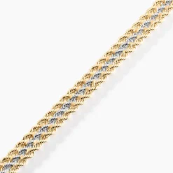 Histoire d'Or Bracelet Jerry Maille Corde 3 Rangs