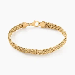 Bracelet Jerry Maille Corde Or Jaune-Histoire d'Or Outlet