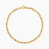 Bracelet Jerry Maille Corde Or Jaune-Histoire d'Or Outlet