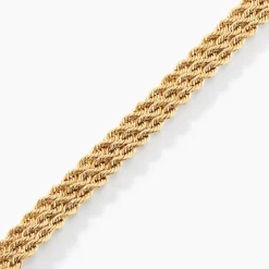 Bracelet Jerry Maille Corde 3 Rangs-Histoire d'Or New