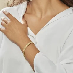 Bracelet Jerry Maille Corde 3 Rangs-Histoire d'Or New