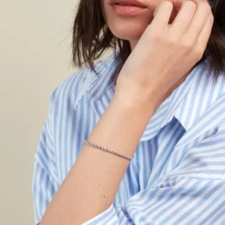 Bracelet Jerry Maille Corde Or Blanc-Histoire d'Or Best