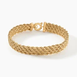 Bracelet Jerry Maille Corde Or Jaune-Histoire d'Or Sale