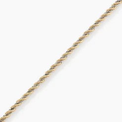 Bracelet Jerryenne Maille Corde Et Venitienne Or Bicolore-Histoire d'Or Clearance