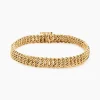 Bracelet Jimmy Maille Americaine Or Jaune-Histoire d'Or Clearance