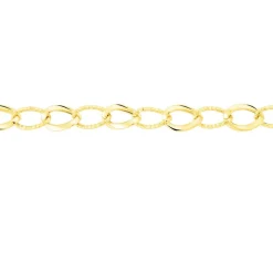 Histoire d'Or Bracelet Joice Maille Alternée Et Godronne Or Jaune