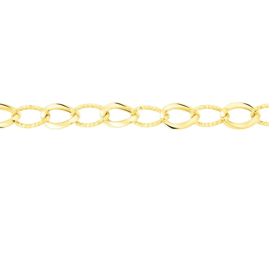 Histoire d'Or Bracelet Joice Maille Alternée Et Godronne