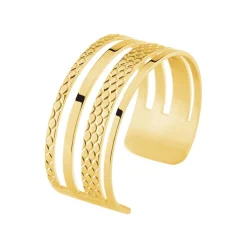 Bracelet Jonc Abram Acier Jaune-Histoire d'Or Clearance