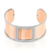 IMAGINE Bracelet Jonc Acier Blanc Strass