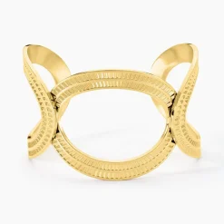 Histoire d'Or Bracelet Jonc Agostino Acier Jaune