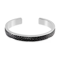 Bracelet Jonc Ahmet Acier Blanc-Histoire d'Or Online