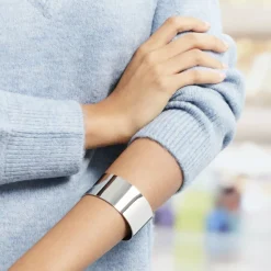 Bracelet Jonc Aissa Acier Blanc-Histoire d'Or Clearance