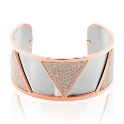 IMAGINE Bracelet Jonc Andrina Acier Rose