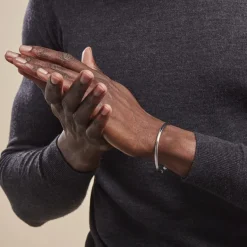 Bracelet Jonc Argent Stefaans-Histoire d'Or Best