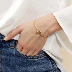 Bracelet Jonc Clemmie Or Jaune-Histoire d'Or Sale