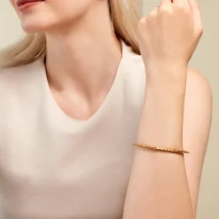 Histoire d'Or Bracelet Jonc Coimbra Acier Jaune