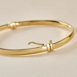 Bracelet Jonc Cynthia Fil Plat Lisse Or Jaune-Histoire d'Or Sale