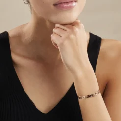 Histoire d'Or Bracelet Jonc Edmoneae Plaqué Or Jaune