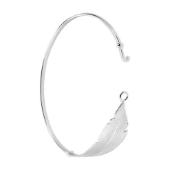 Histoire d'Or Bracelet Jonc Euriell Argent Blanc