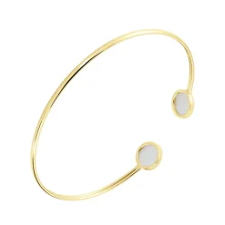 Histoire d'Or Bracelet Jonc Heida Or Jaune Nacre