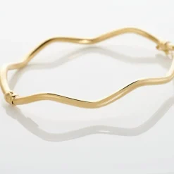 Bracelet Jonc Jennie Ondule Or Jaune-Histoire d'Or Discount