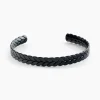 Bracelet Jonc Guilherme Acier Noir-JOURDAN